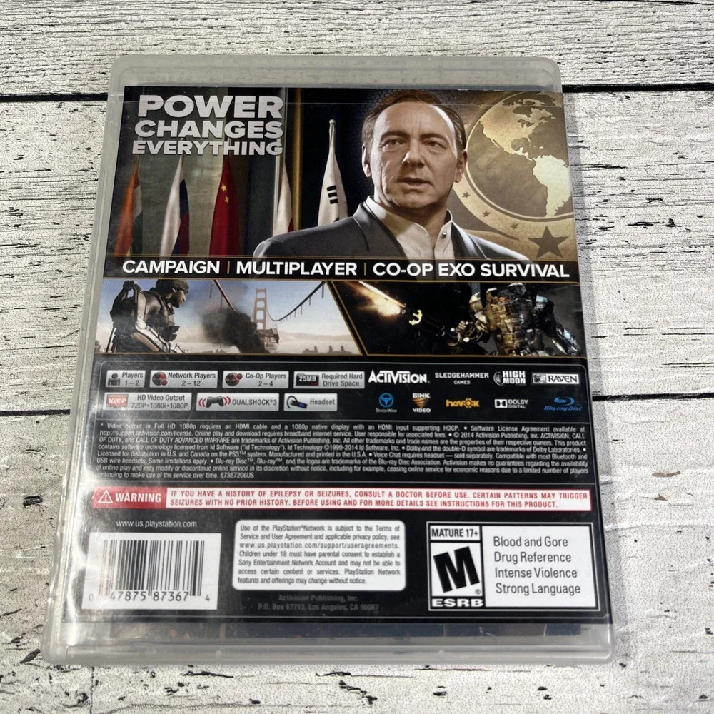 Call of Duty: Advanced Warfare (Sony PlayStation‎ 3, 2014)